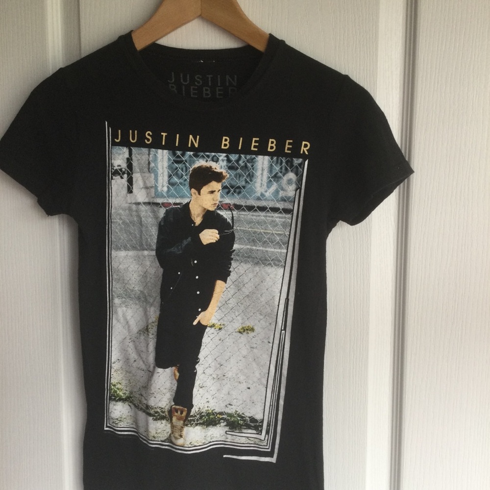 Justin Bieber Black Graphic T-Shirt